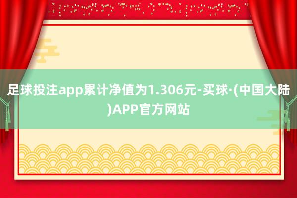 足球投注app累计净值为1.306元-买球·(中国大陆)APP官方网站